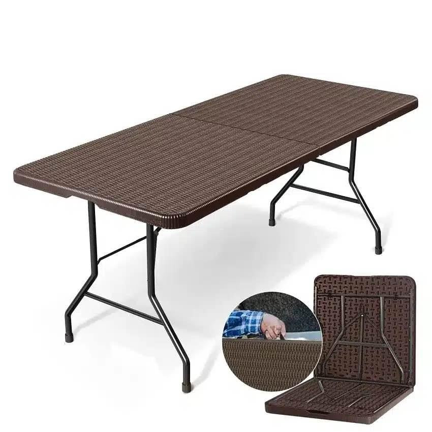 Mesa Plegable Ratan Café Portátil Cocina Jardín Picnic Playa Comedor Eventos Comedor