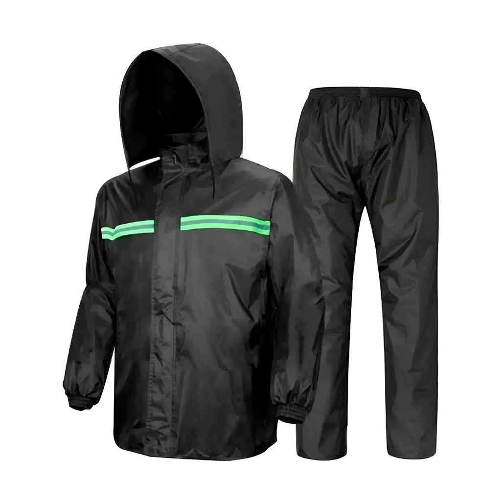 Conjunto Impermebale Reflectivo Para Lluvia Motociclista Delivery Bicicleta Invierno Trabajo