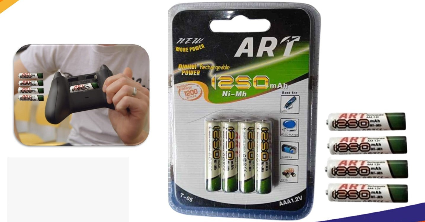 SET PILAS/BATERIAS RECARGABLES DOBLE AA Y TRIPLE AAA  MULTIUSO