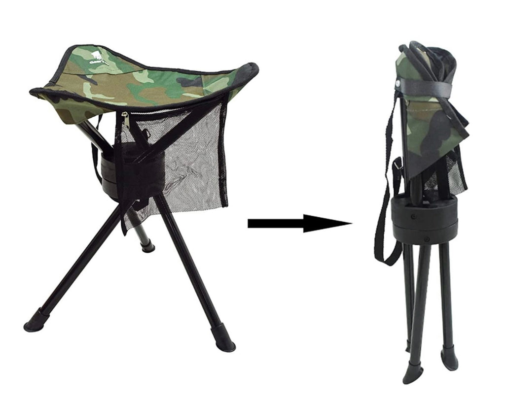 Taburete Plegable Tactico Camuflaje Militr Camping 🏕 Senderismo 🥾