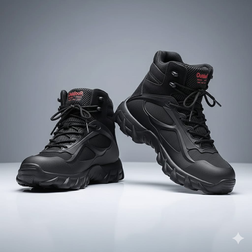 Botas Tácticas Multiuso Antideslizante 4 Estaciones Trabajo Seguridad Camping  Treking Senderismo