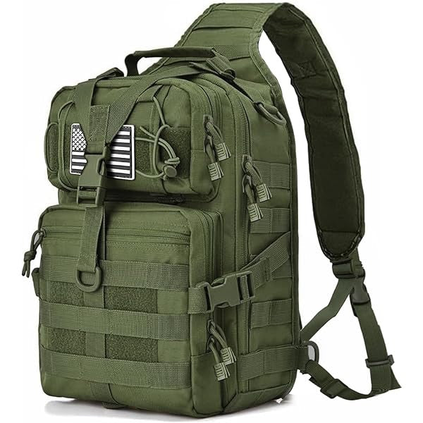 Mochila táctica cruzada 30L impermeable viaje camping pesca moto bici trabajo seguridad militar