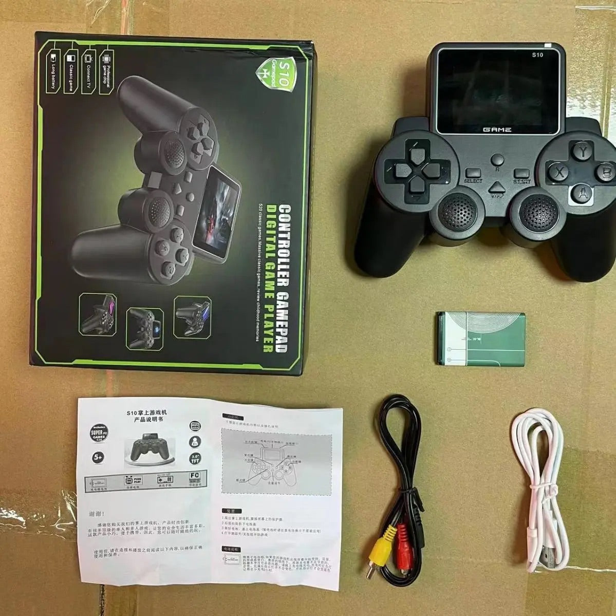 Consola control digital 520 videojuegos palanca gamepad  conexión TV entretenimiento