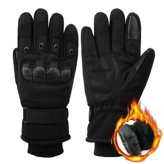 Guantes tácticos térmicos protección frío invierno moto nevado chimborazo policía militar
