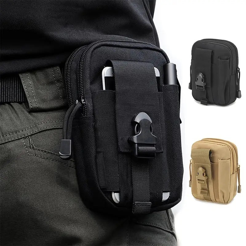 Estuchera táctica impermeable multifuncional seguridad trabajo guardia policia cinturon celular