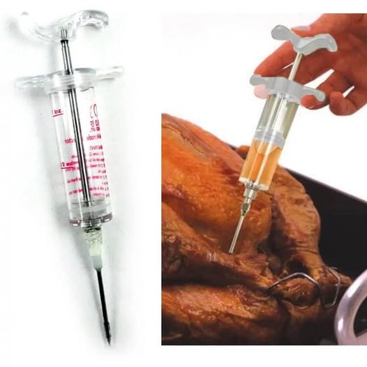 Inyector chef para Marinadas Cocina Gastronomía Navidad Pavo Restaurante Gourmet