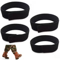 Ligas Bandas Elástica Ajutable con Velcro para Pantalón Táctico Bota Camping Policía Militar Guardia