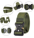 Cinturón táctico multifuncional acero-aluminio seguridad-policía-militar-guardia