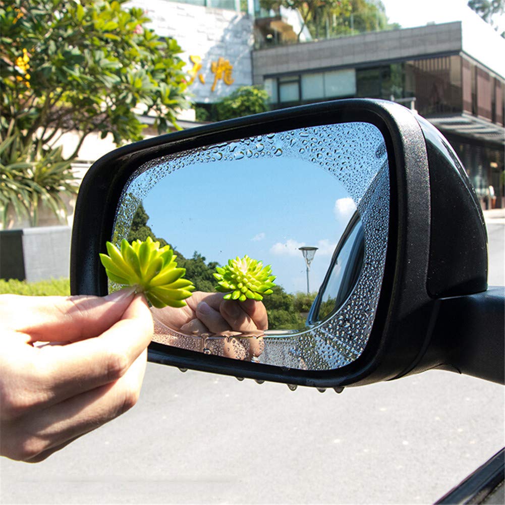 KIT ADHESIVO PARA ESPEJO RETROVISOR PARA AUTO ANTI LLUVIA INVIERNO EMPAÑO
