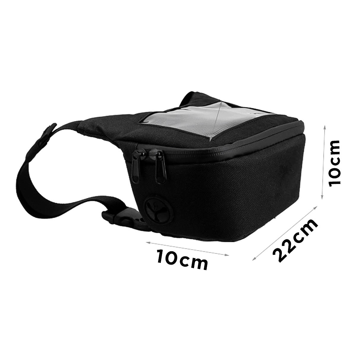 Canguro De Moto Wolf Con Pantalla Celular + Protector Impermeable Para Lluvia Invierno / Bicicleta