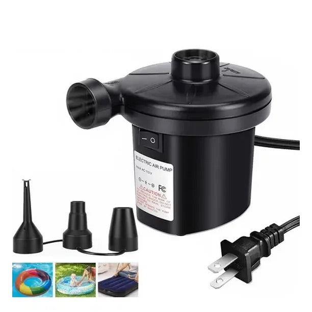 Inflador  eléctrico multifuncional colchon almohada pelotas piscinas sofás globos