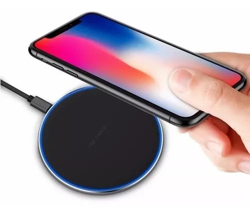 Fuente plato  Cargador  magnético inalámbrico iPhone Android