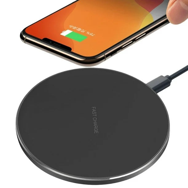 Fuente plato  Cargador  magnético inalámbrico iPhone Android
