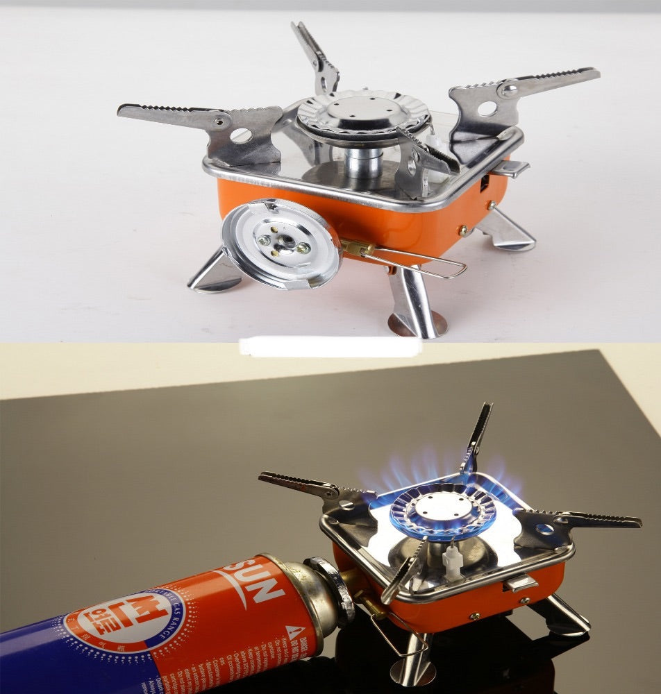 Hornilla cocina de camping plegable con entendedor  a gas