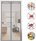 MALLA CORTINA DE PUERTA ANTIMOSQUITOS INSECTOS MAGNETICA PLEGABLE CON VELCRO AJUSTABLE MULTIUSO