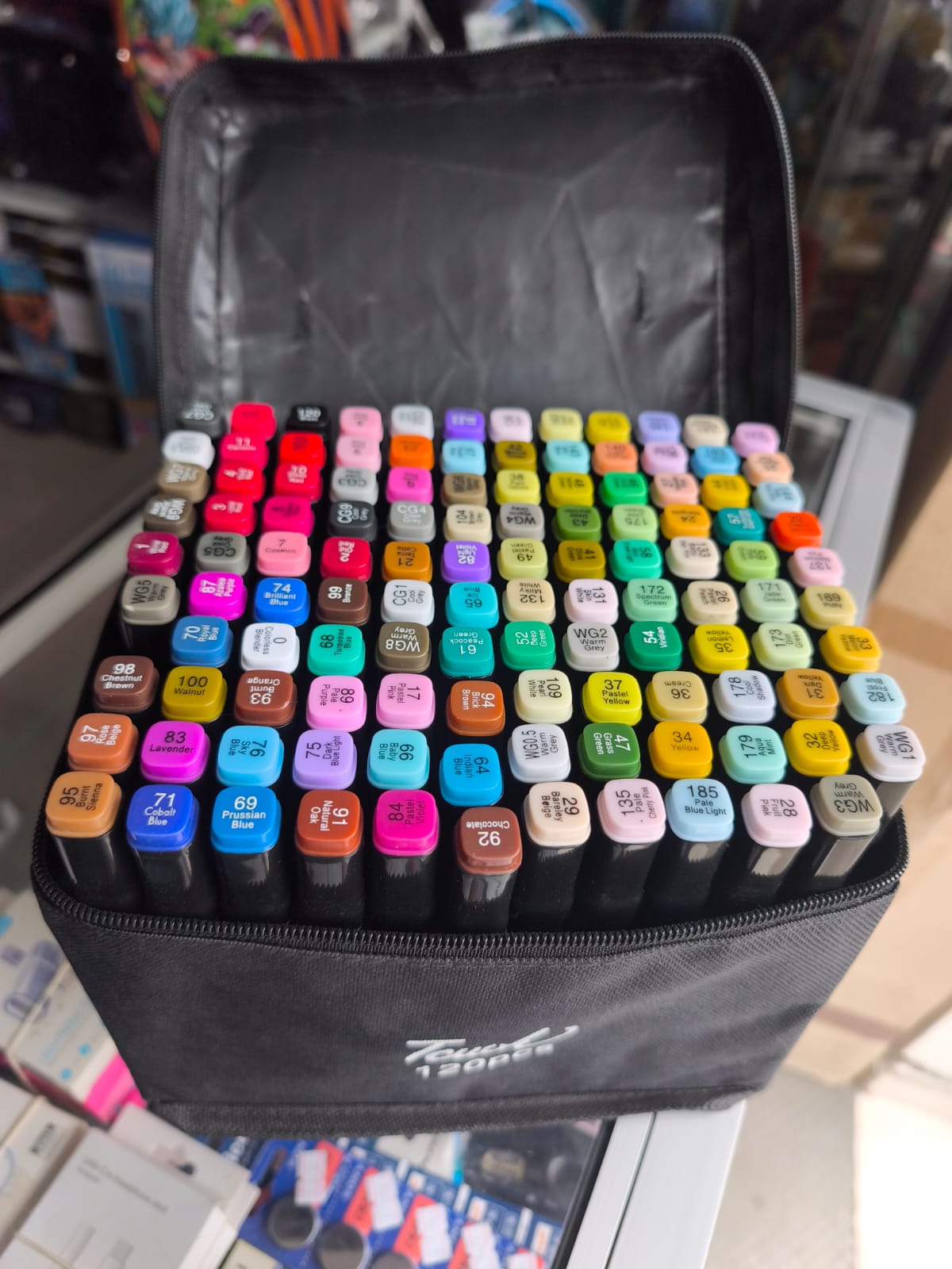 Set de Pinturas Marcadores 120pz Doble Punta   Dibujo Arte Pintura Clases Escuela Colegio  Niñ@s