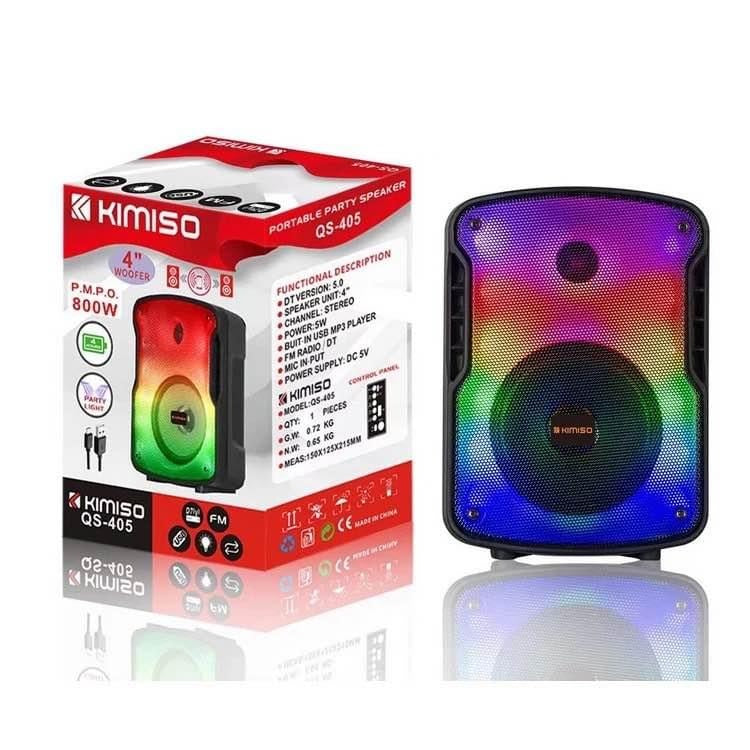 Parlante altavoz 800w 4” recargable control remoto Bluetooth radio usb microsd fiesta musica baile