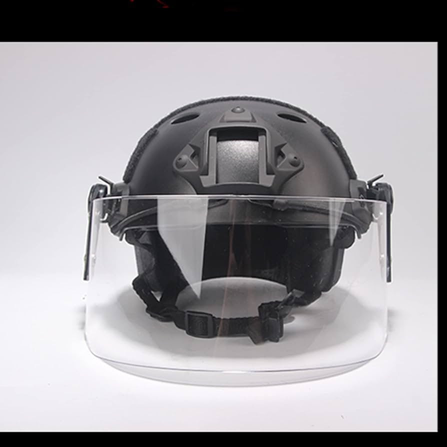 Visor para casco táctico protección  policía militar seguridad