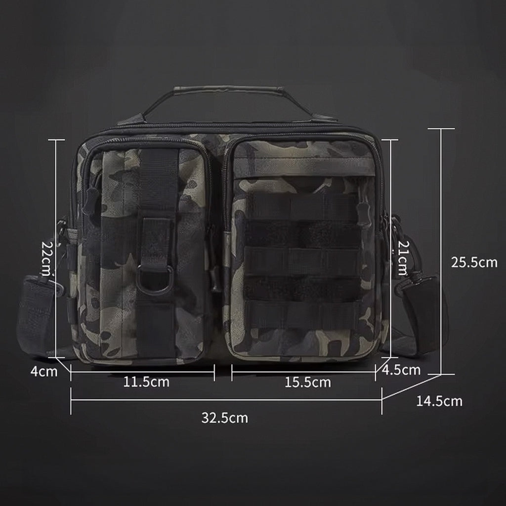 Bolso-Maletin de Mano Táctico Impermeable Multiuso Militar-Camping-Canguro-Mochila-Policia-Trabajo