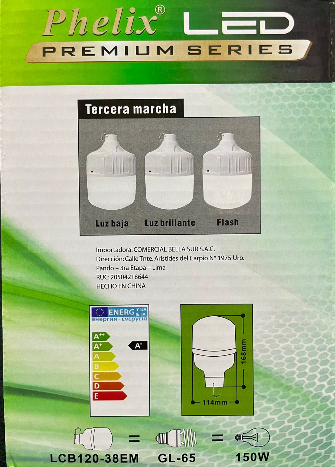 Foco recargable 150w de emergencia portátil para apagones cortes de energía luz oscuridad.