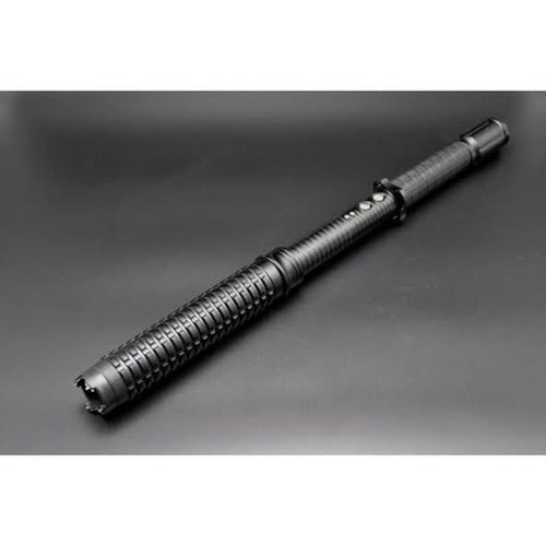 Baston linterna multifuncional recargable eletroshok seguridad