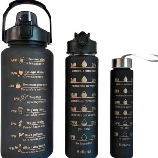 Tomatodo deportivo portacelular incluye 3 botellas(2litros+1litro+1/2litro) ejerció