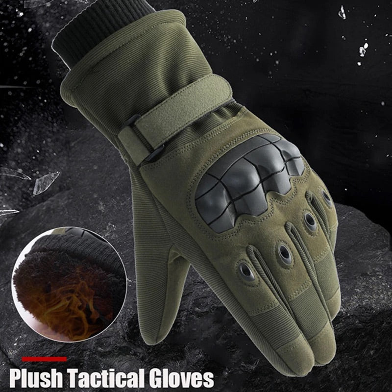 Guantes tácticos térmicos protección frío invierno moto nevado chimborazo policía militar