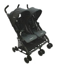 Carro coche doble gemelar para bebé plegable retráctil  fisher price