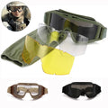 Kit Gafas tácticas intercambiables seguridad airsoft policía militar trabajo protección sol UV moto