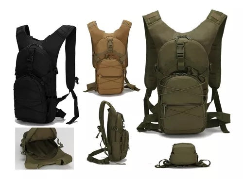 Mochila Comelback Tactica Impermeable capacidad 3 Litros camping senderismo Ciclism policia militar
