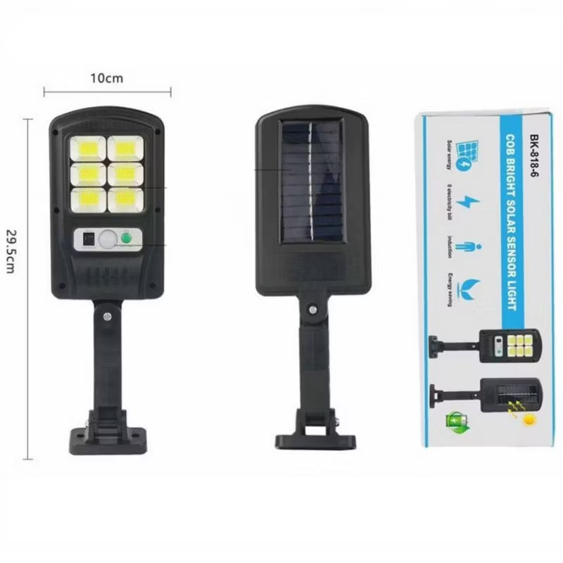 Lámpara solar recargable con control y sensor automático impermeable patio garage jardín