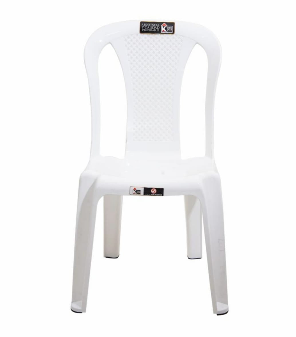 Silla Portugal Blanca PICA Polipropileno Blanco elegante eventos-comedor-sala-descanso-versatil