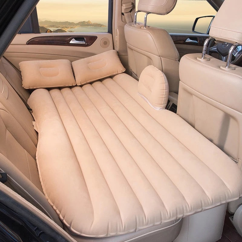 Colchón inflable auto carro camioneta portátil incluye inflador y almohadas