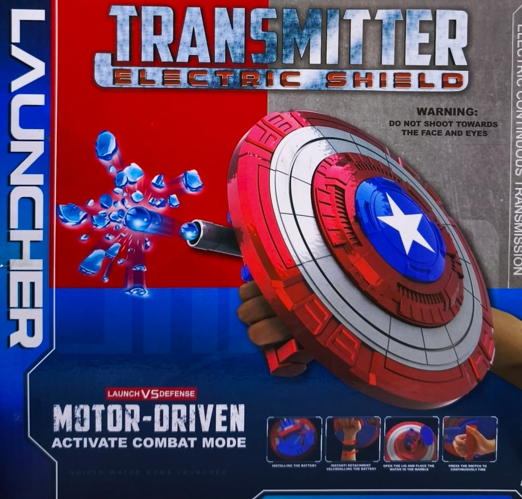 Escudo del Capitan America lanzador de hidrogel pistola de juguete rifle