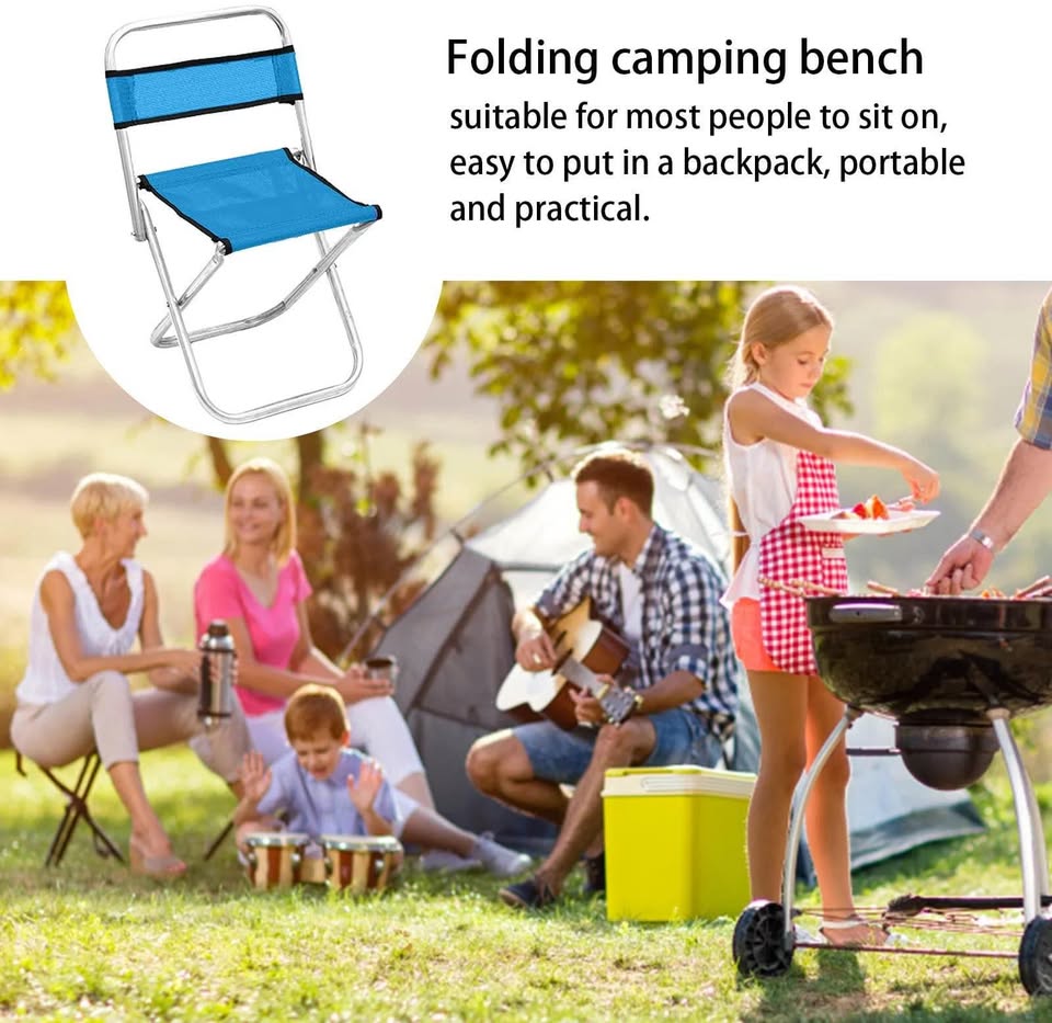 Silla plegable camping Jardin patio Picnic viajes playa aire libre senderismo