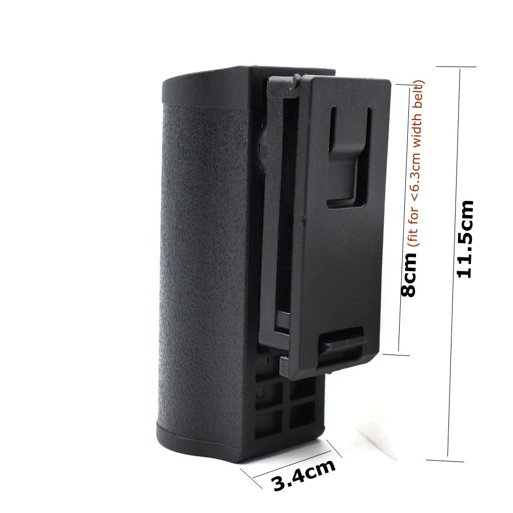 Portagas universal de polímero para gas+linterna+tolete seguridad policia guardia militar