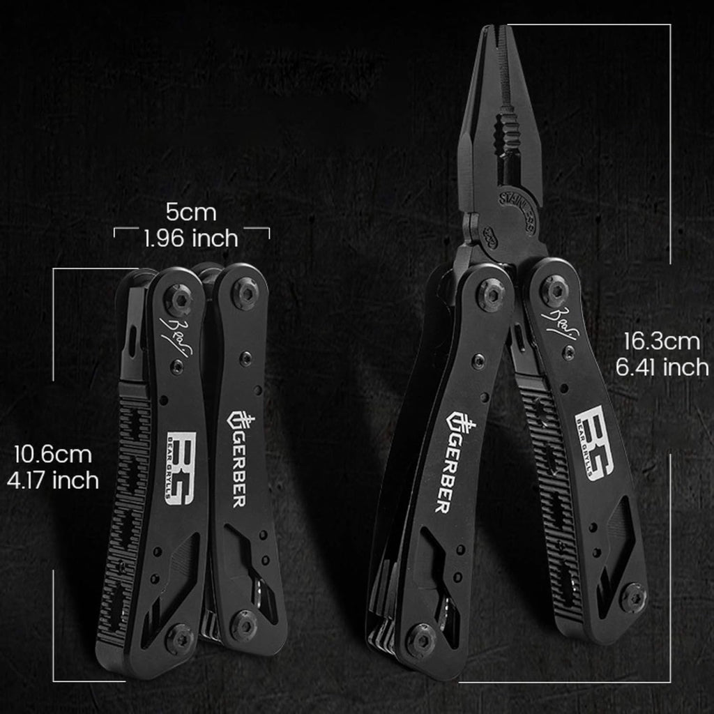 ALICATE HERAMIENTA MULTIFUNCIONAL 23 EN 1 PLEGABLE PORTATIL CON ESTUCHE DESTORNILLADO NAVAJA CAMP