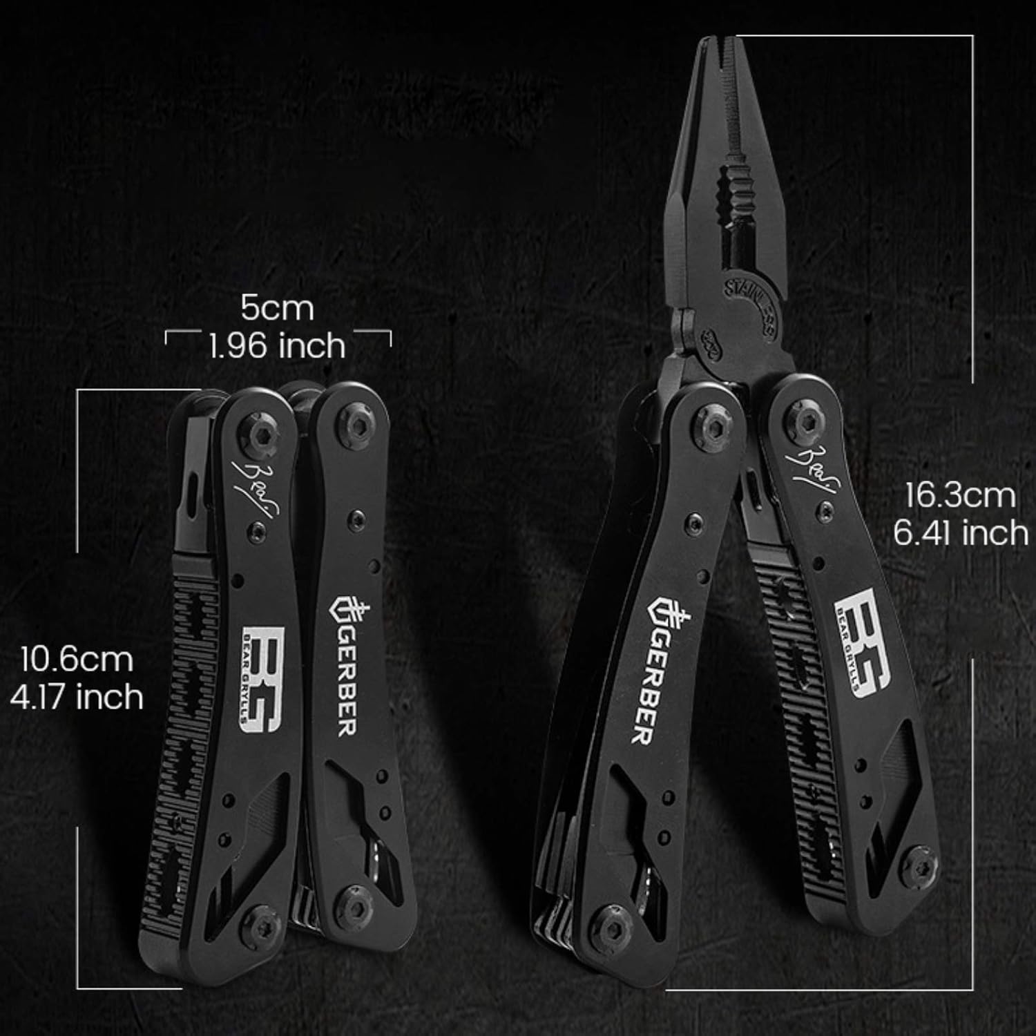 ALICATE HERAMIENTA MULTIFUNCIONAL 23 EN 1 PLEGABLE PORTATIL CON ESTUCHE DESTORNILLADO NAVAJA CAMP