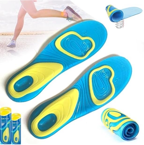 Plantilla deportiva de gel calzado tallas 38-40 deporte trabajo gym descanso pies zapatos suavidad