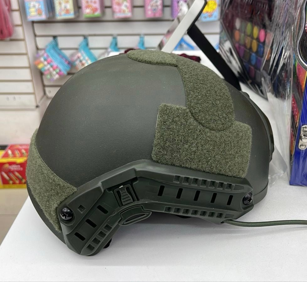 Casco Táctico Ajustable Protección Seguridad Guardia Policía Militar Airsoft Trabajo Juego Ejercito