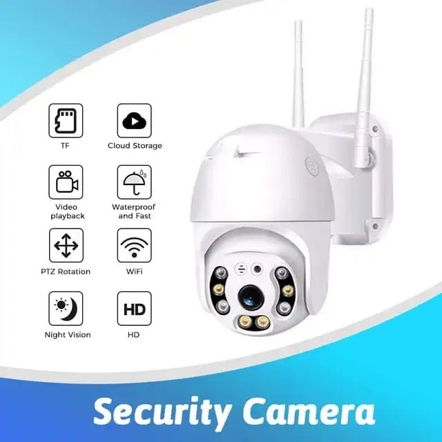 Camara de seguridad videovigilancia 360 HD Wifi sensor movimiento infrarrojo altavoz hogar trabajó