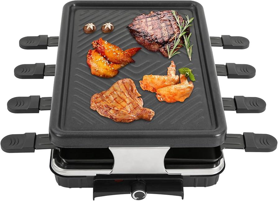 PLANCHA PARRILLA ELECTRICA MULTIFUNCIONAL ANTIHADERENTE PARA ASAR Y FREIR 1300W