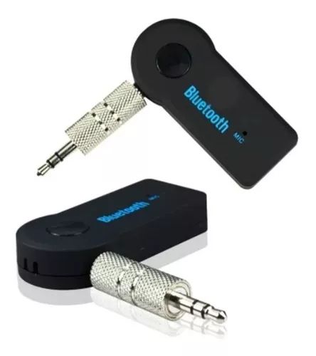 ADAPTADOR BLUETOOTH PARA AUTO CARRO CON PLUG AUXILIAR RECARGABLE