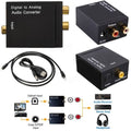 CONVERTIDOR DE AUDIO DIGITAL A ANALÓGICO CON CABLE OPTICO