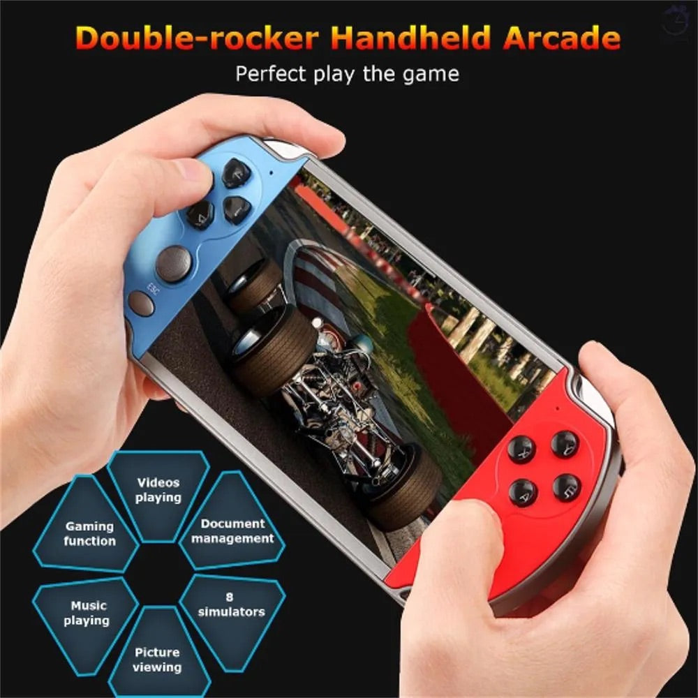 Consola de Videojuego portátil 10.000 free games music video foto  HD TV E-book 16G/80G entrenen