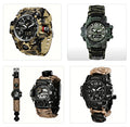 Reloj Táctico Supervivencia Pixelado Camuflaje camping senderismo policía militar seguridad trabajo