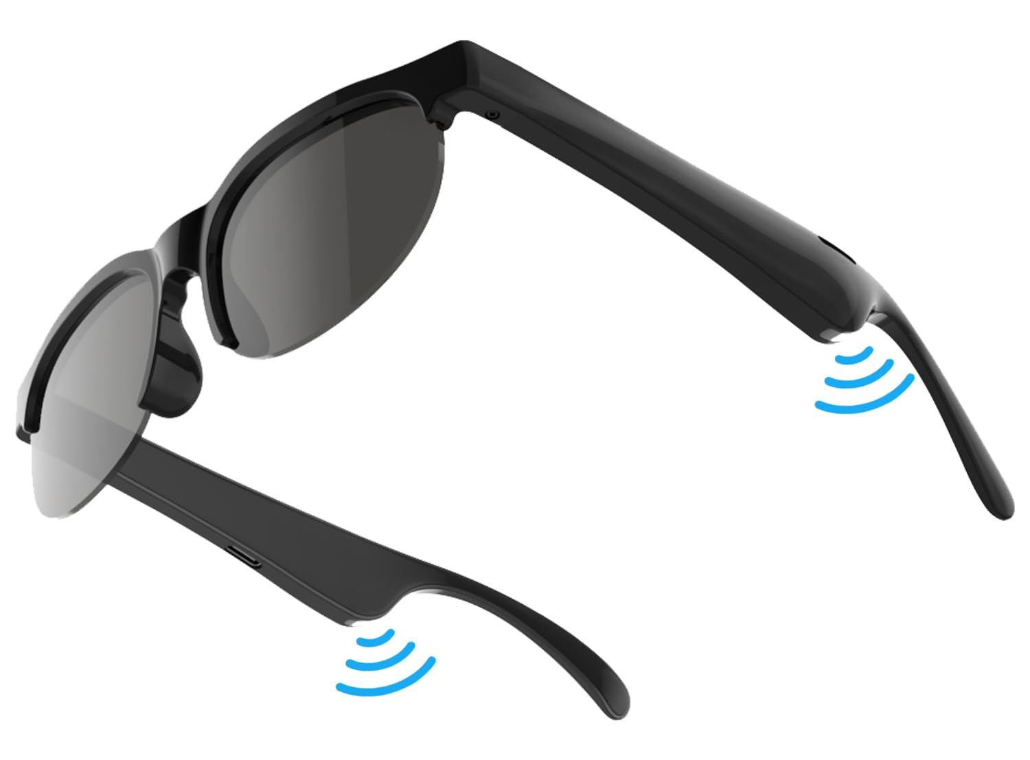 Gafas De Sol Inteligentes Bluetooth Auriculares Integrados Micrófono IPhone Android Música Celular