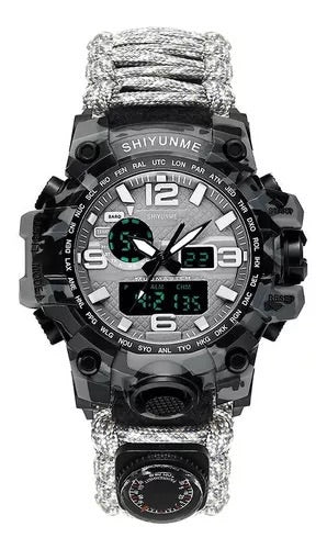 Reloj Táctico Supervivencia Pixelado Camuflaje camping senderismo policía militar seguridad trabajo