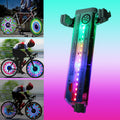 Luces led bicicleta para aros llantas rayos ciclismo noche precaución accidentes vía carretera ruta
