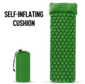 Colchon Inflable para Camping Senderismo Viaje  Portable 1 Plaza con Almohada e Inflador